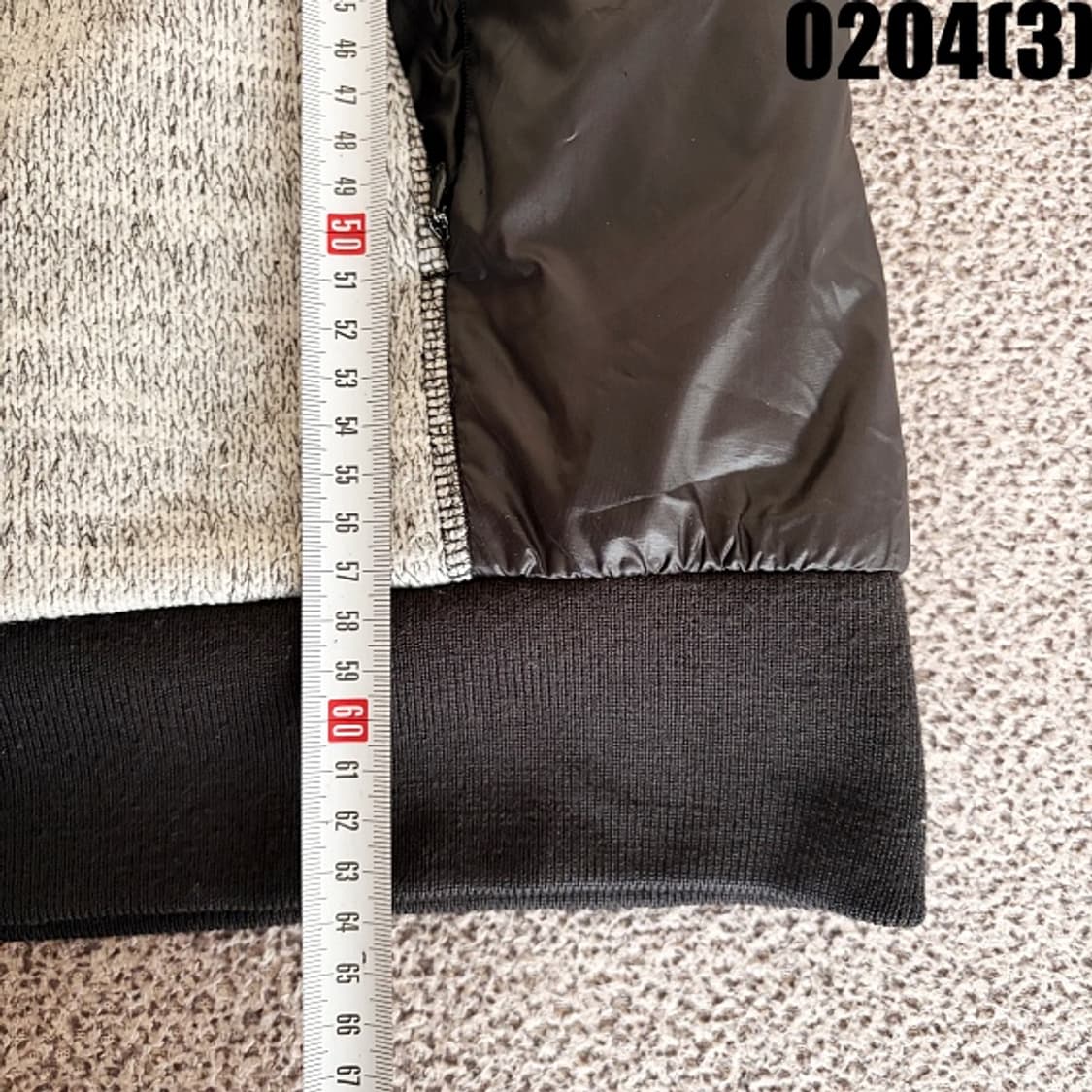 [105] 네파 기모 혼방 니트패치 집업 자켓 0204(3) 상품이미지7