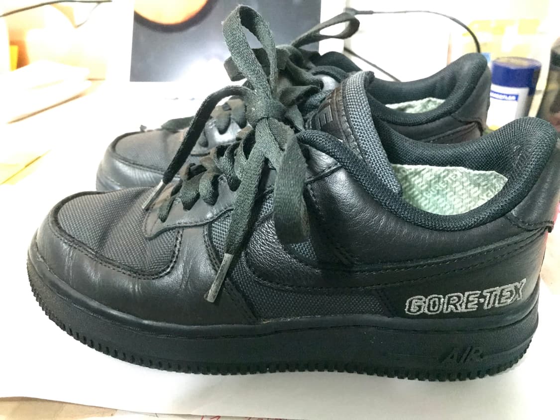 나이키 에어포스1 로우 고어텍스 블랙 230 상품이미지3