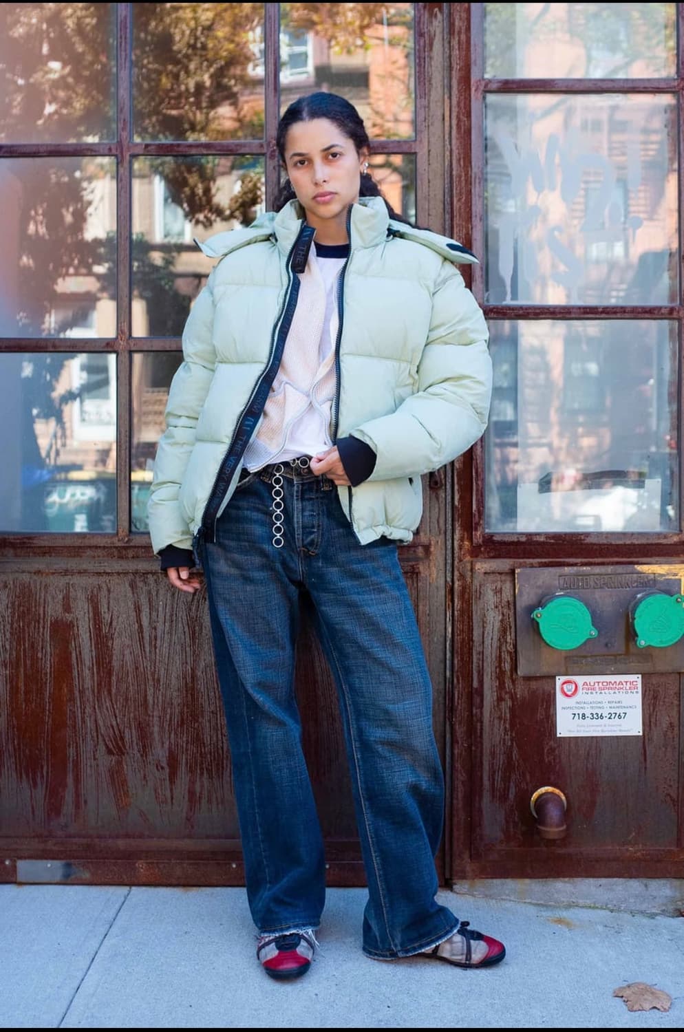 더베리웜 패딩 세이지 xs 상품이미지4