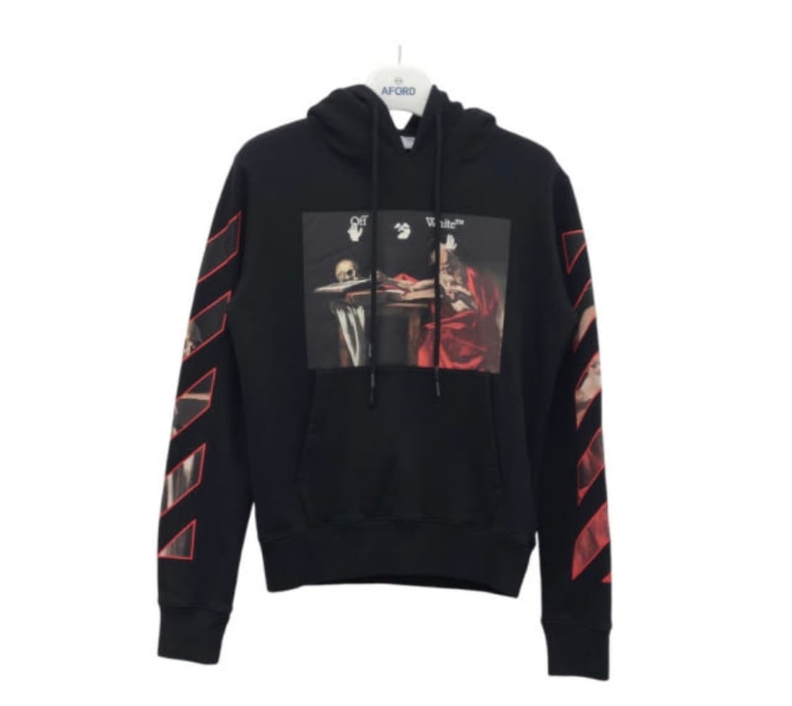 오프화이트 카라바조 후드티팝니다 상품이미지2