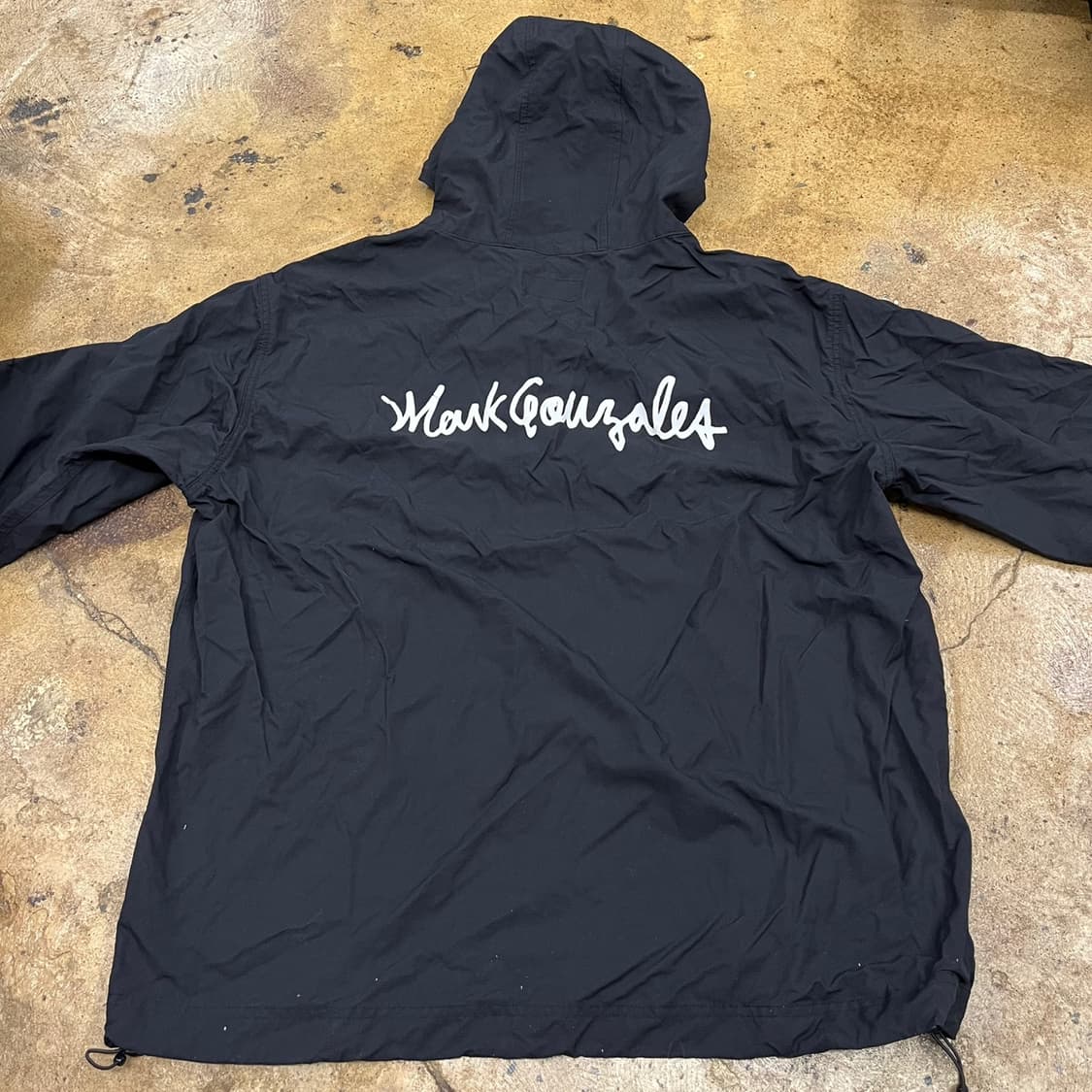 [정품/M] 마크곤잘레스 바람막이 아노락 블랙 b14 상품이미지4