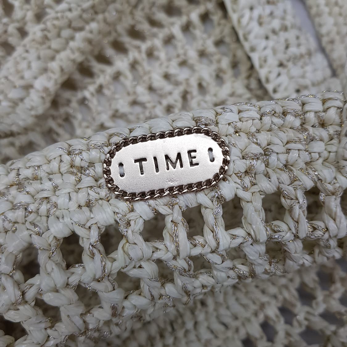 한섬 타임 2022 엠블럼 글리터 위빙백 상품이미지5