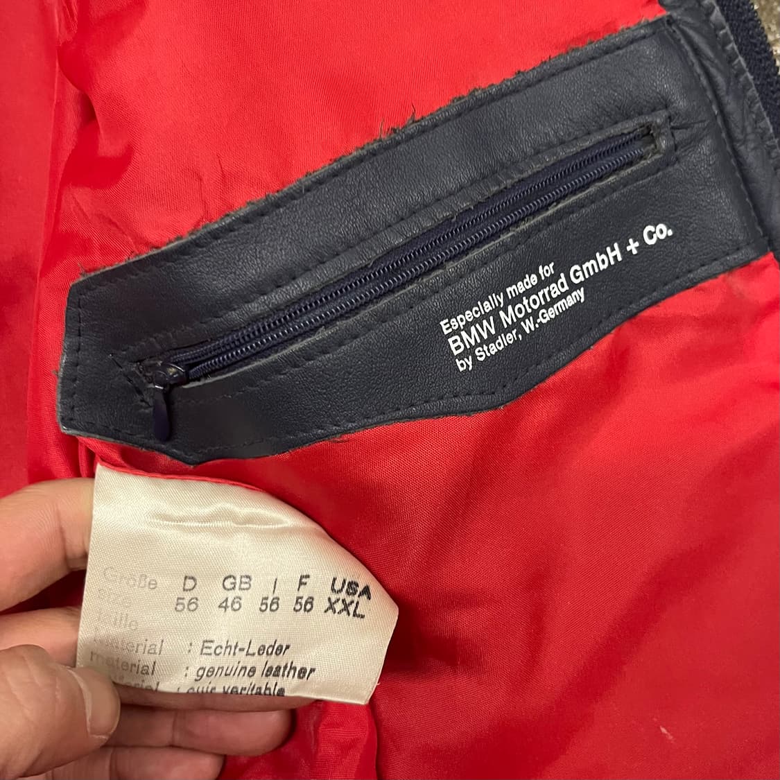 80s BMW 모토라드 라이더 자켓 (105) 상품이미지6