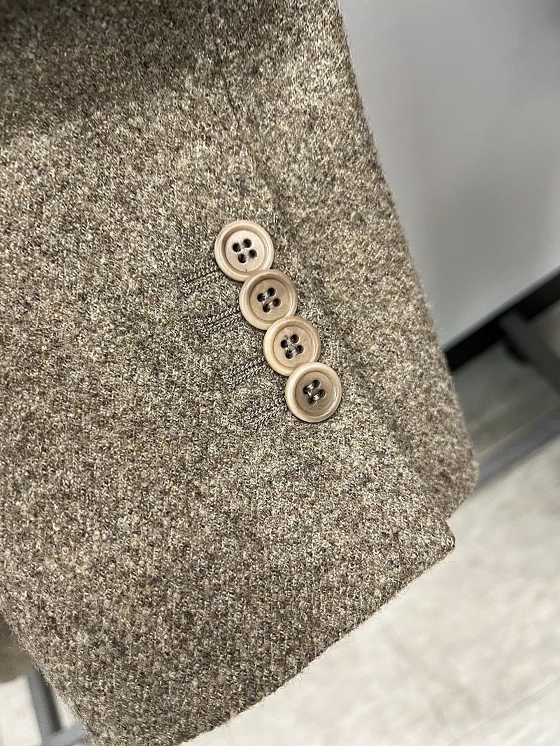 100) 아스페시 카키베이지 울코트  상품이미지3