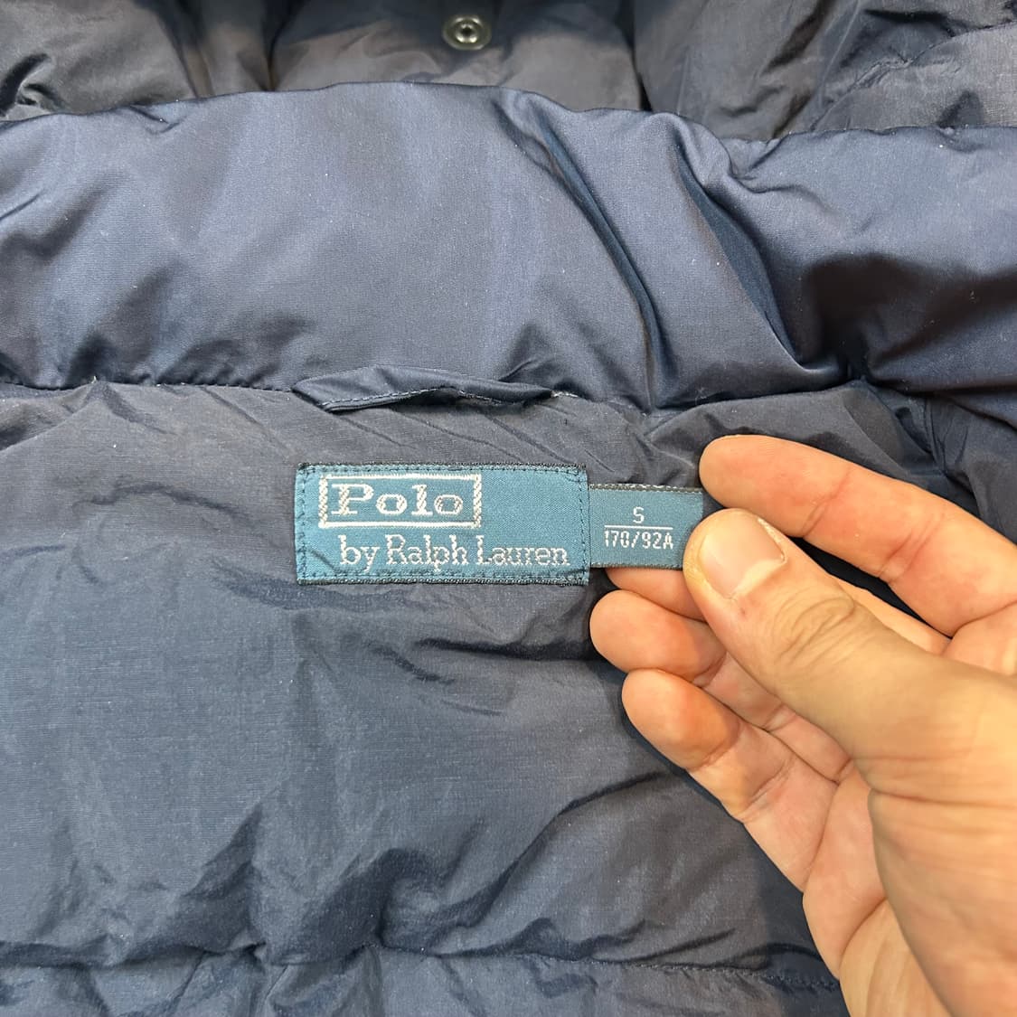 S) 폴로 랄프로렌 쿠키패치 오리털 덕다운 패딩 점퍼 상품이미지7