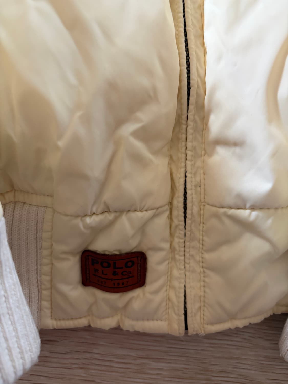 폴로 빅포니 브리튼 패딩 크림 L 상품이미지3