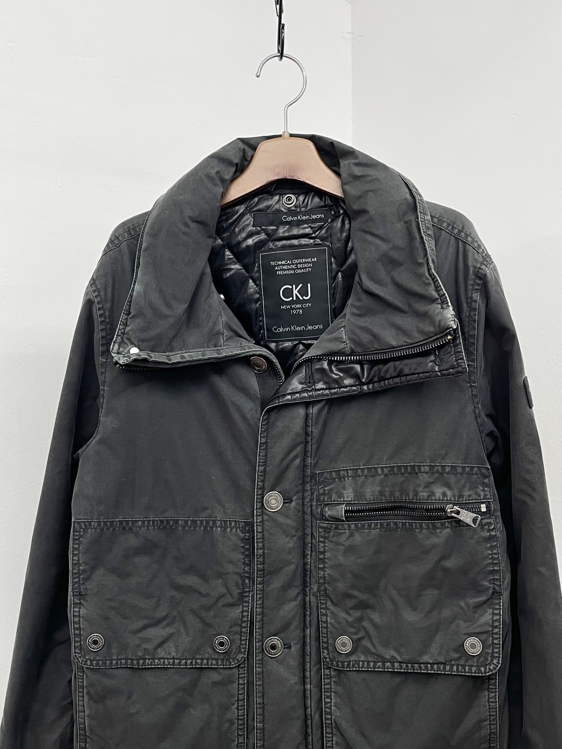 ck 버튼 포켓 디테일 자켓  상품이미지6