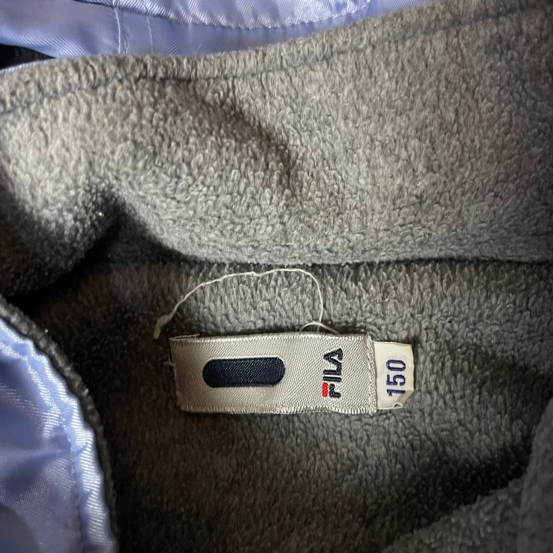 휠라 스카이블루 폴리 후드 자켓 150 상품이미지4