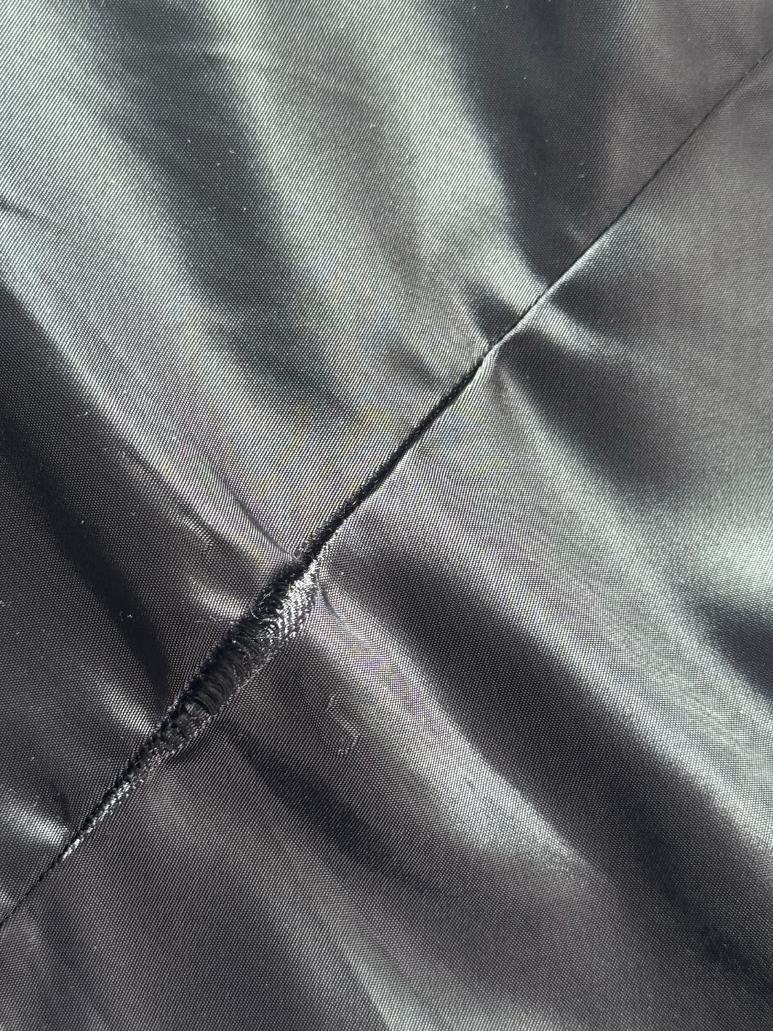 인스턴트펑크 로고 리버시블 롱 점퍼 블랙 상품이미지4