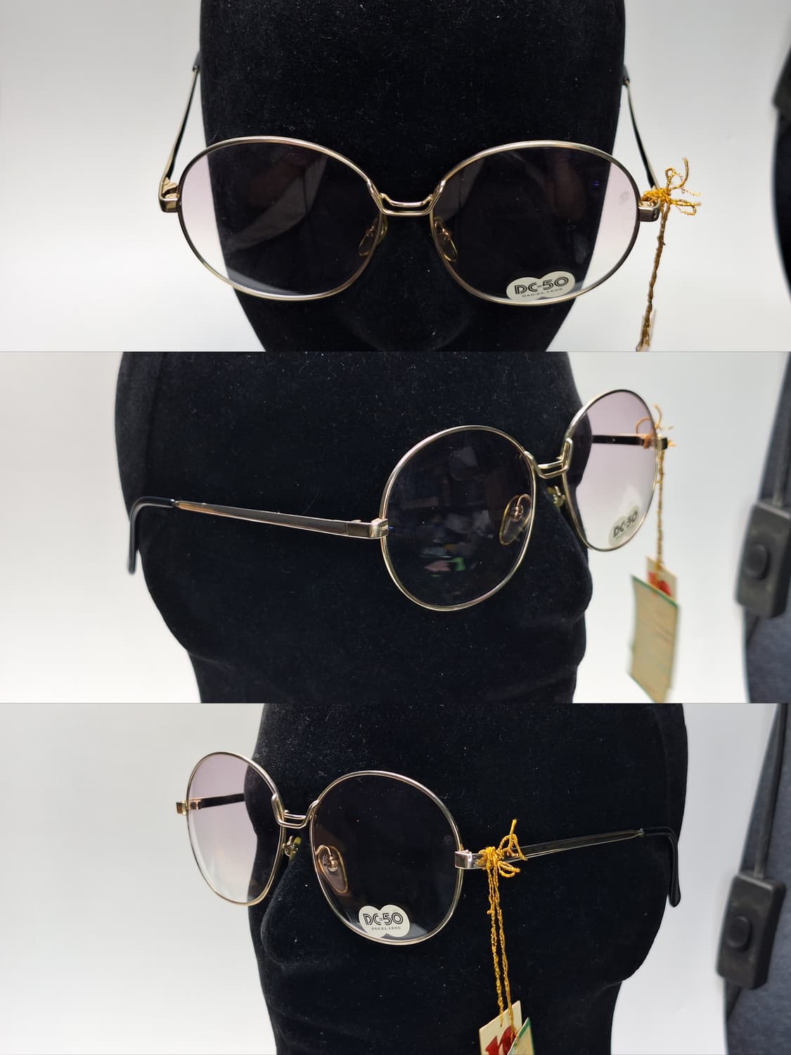 80s 일본제 빈티지 데드스톡 미사용/Reeve 557 라운드 선글라스  상품이미지2