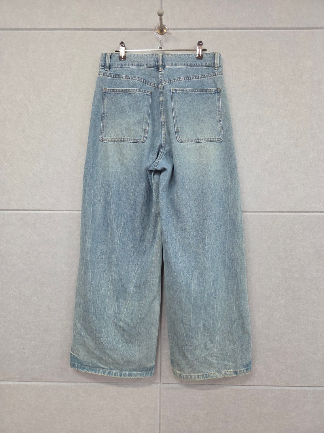 SYSTEM JEANS 시스템 와이드 데님 팬츠 상품이미지4