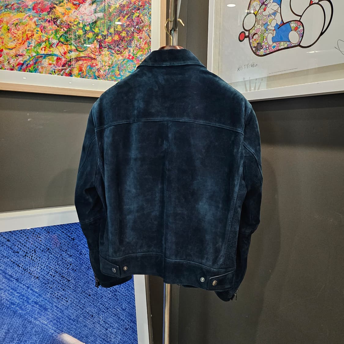 톰포드 레더 트리밍 스웨이드 트러커 자켓 상품이미지3