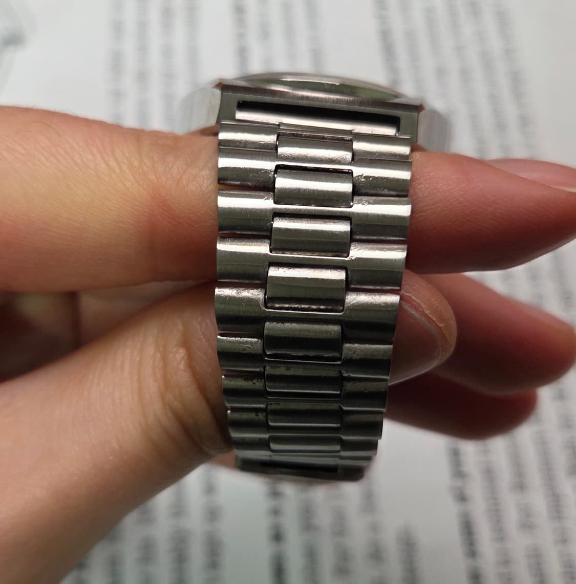 레어] 빈티지 라도 콘웨이 데이데이트 투톤 브라운 오토매틱 브레이슬릿 v 상품이미지5