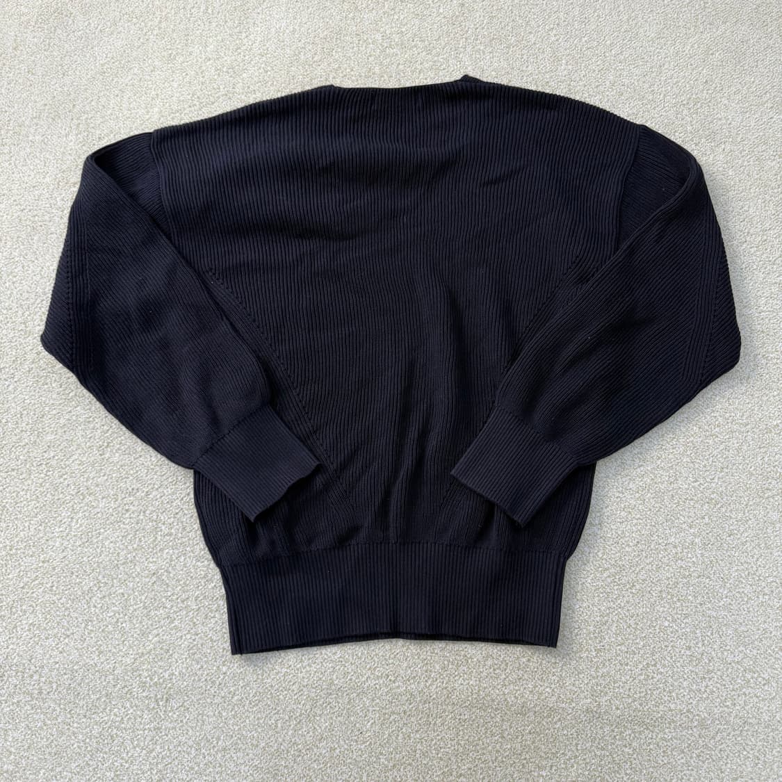 [44] 엘무드 네이비 브이넥 니트 0105T1 상품이미지2