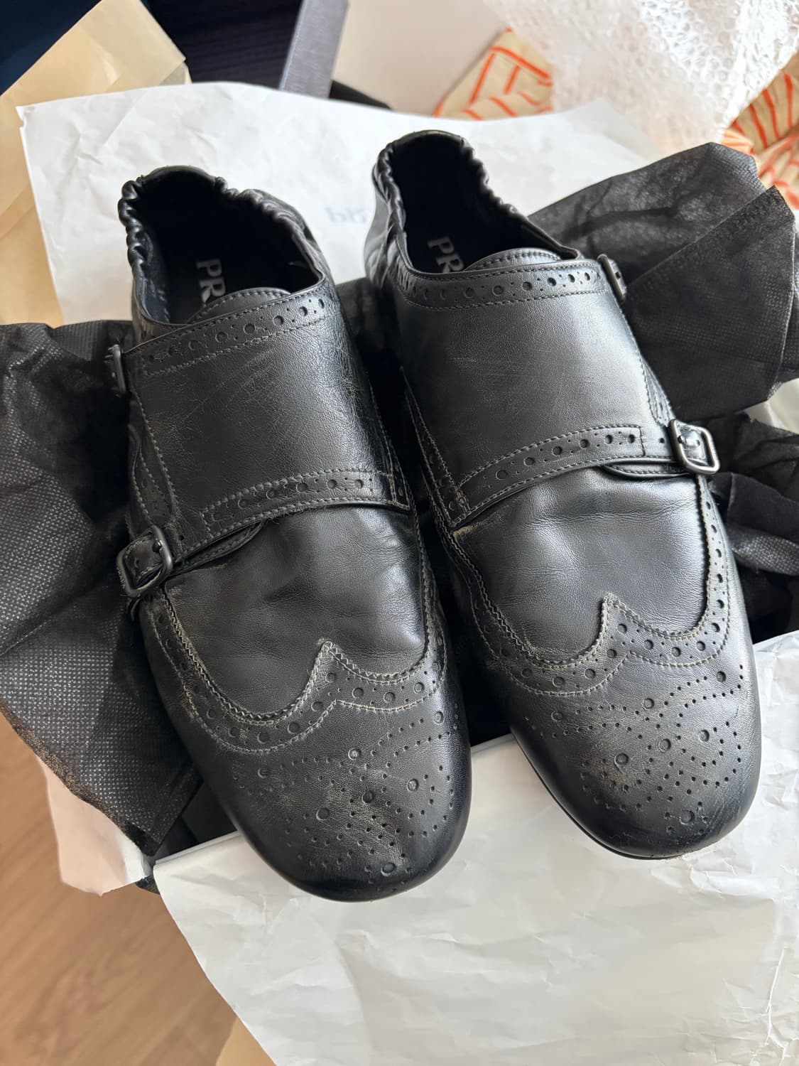 [8.5] 프라다 몽크 스트랩 로퍼 상품이미지4