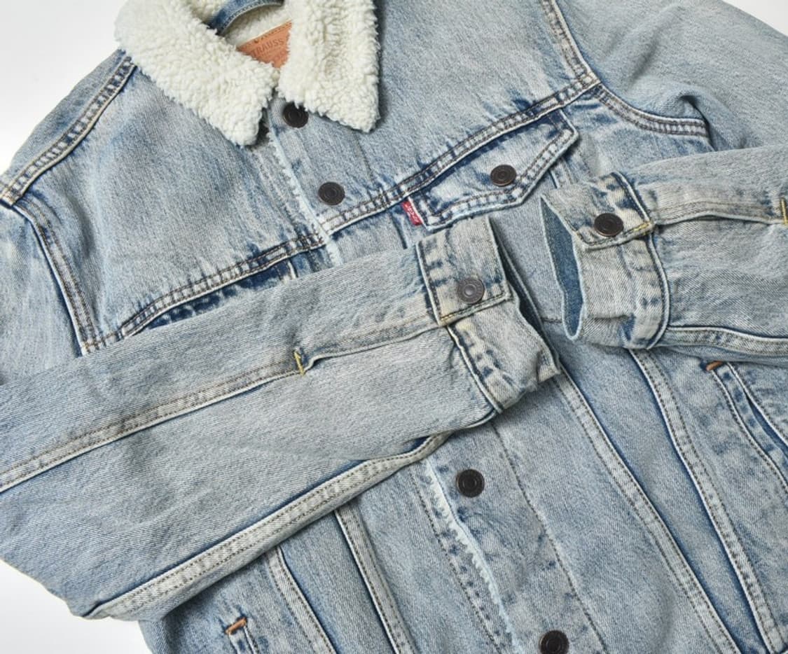 리바이스 쉐르파 트러커 청자켓 S N1173 상품이미지7