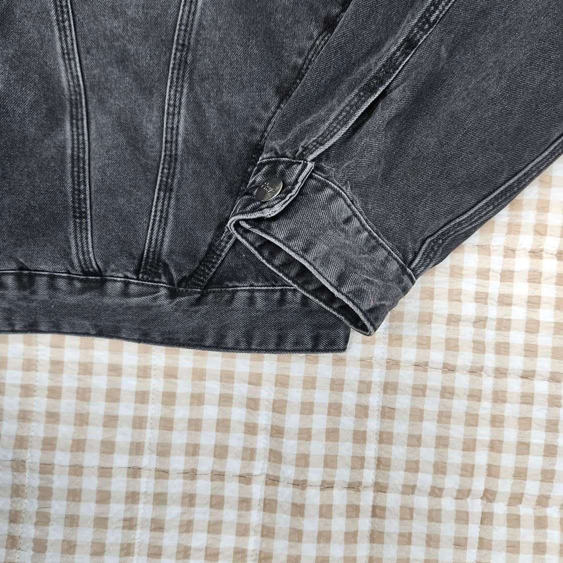 풀앤베어 오버핏 데님 청자켓 남자100~105 상품이미지4