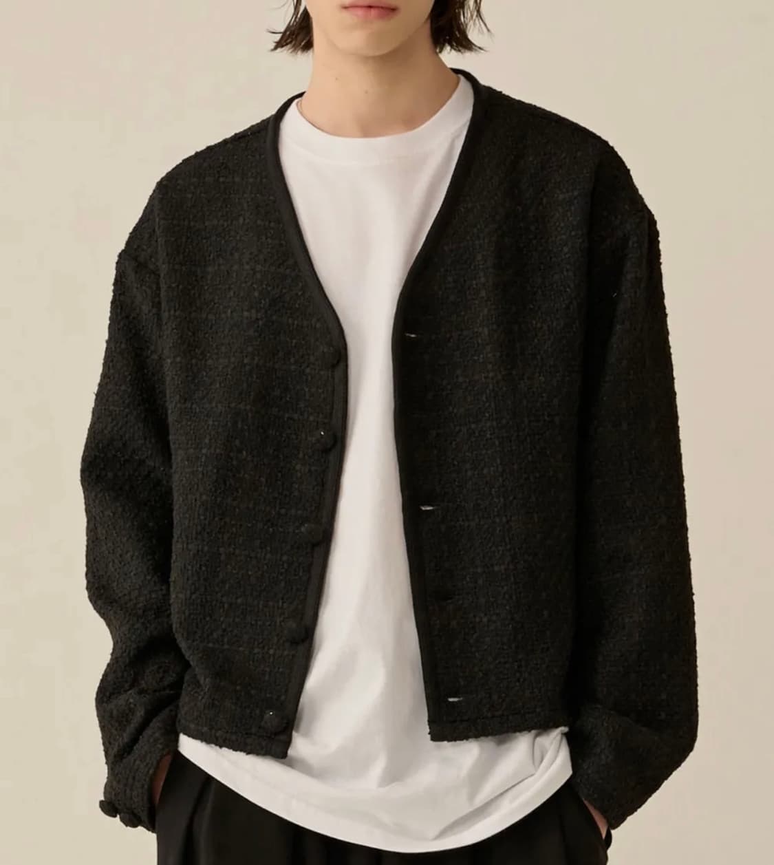 테이크이지 트위드 자켓L 상품이미지1