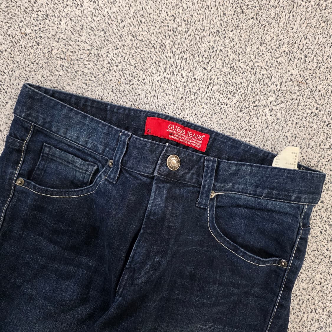 [76] 게스 진청 워싱 데님팬츠 0121J 상품이미지2