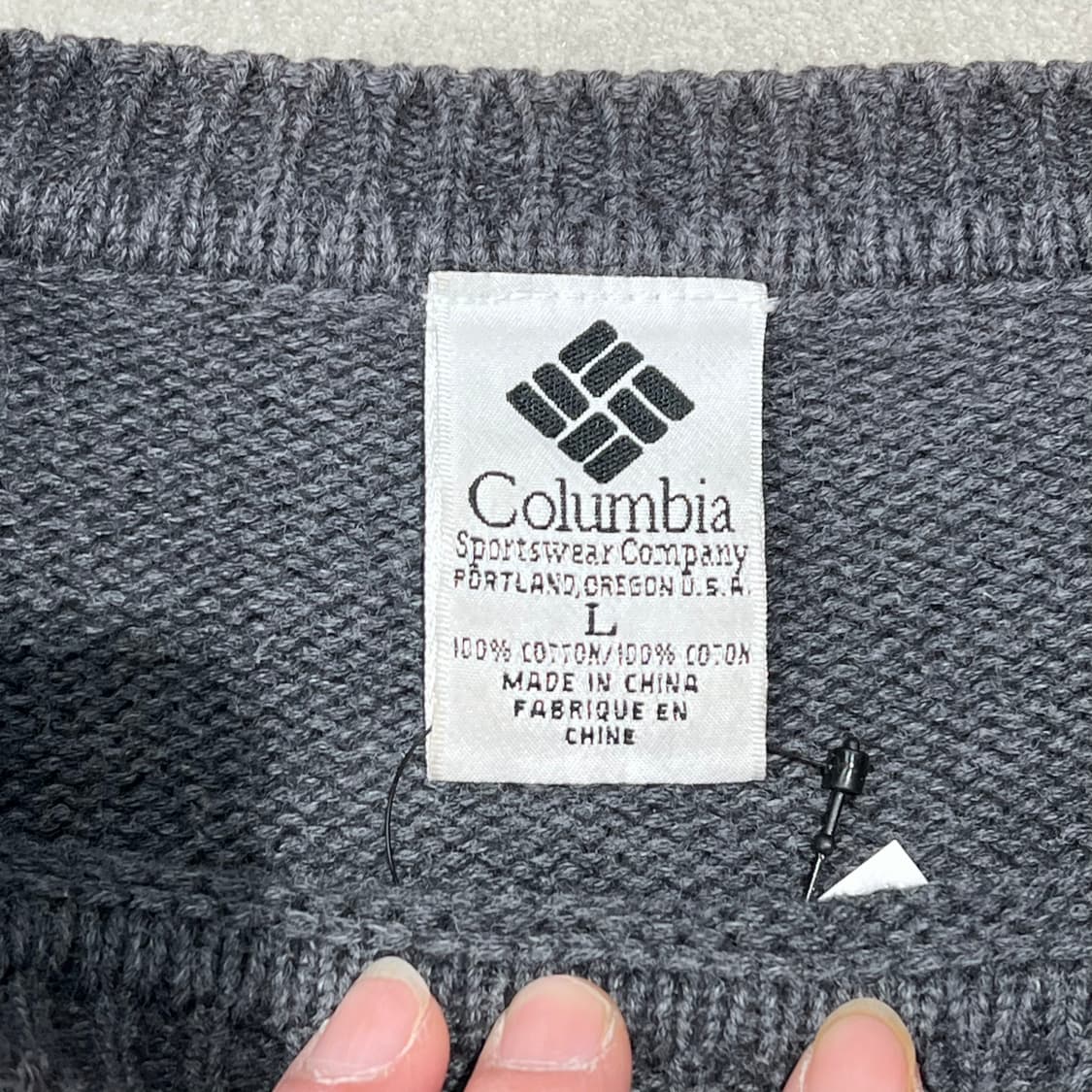 컬럼비아 라운드넥 니트 s08883 상품이미지6