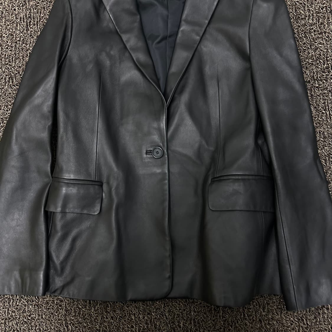 VALENCIA 발렌시아 여성 양가죽 자켓 블랙 88사이즈 상품이미지4