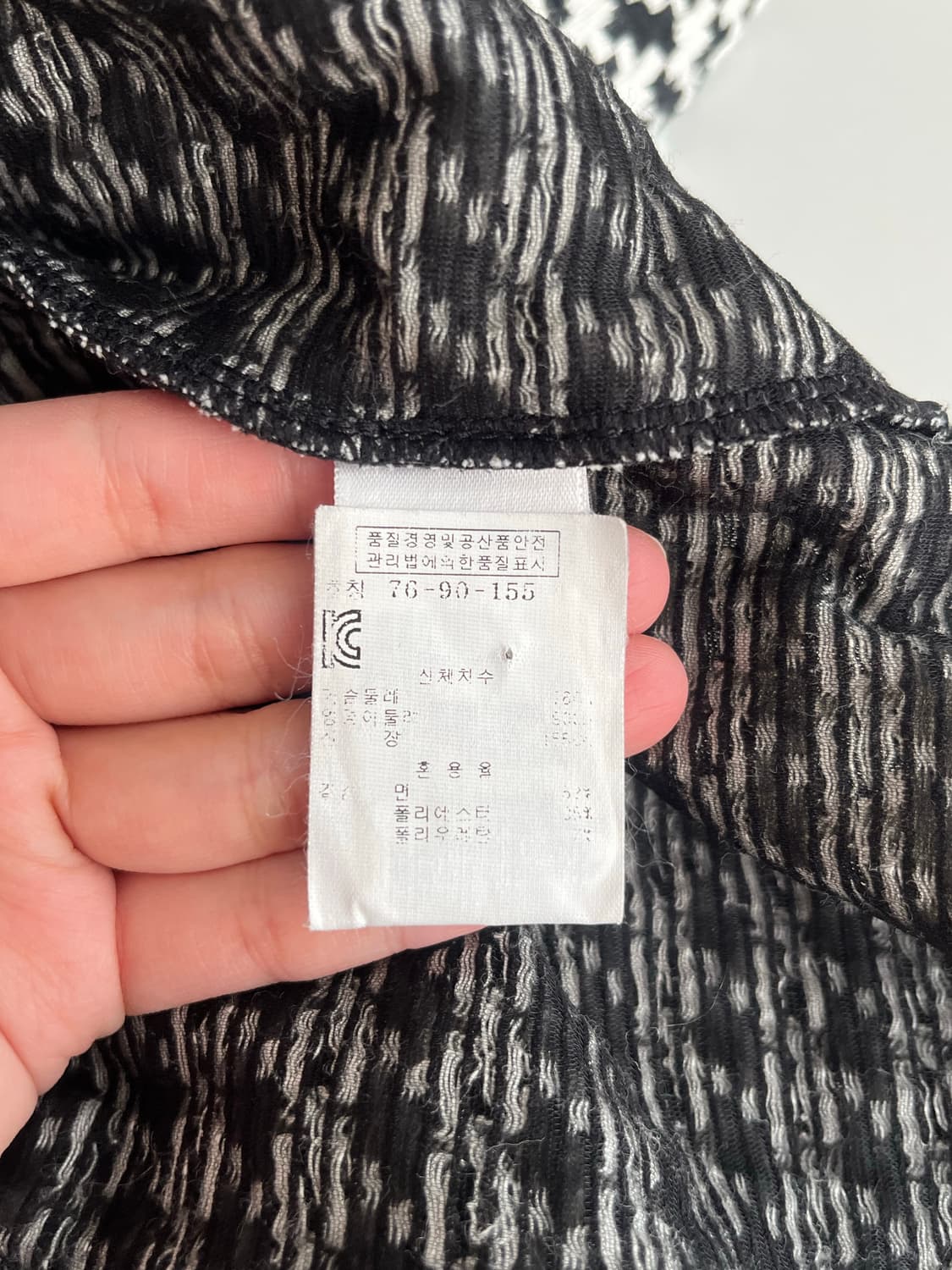 XS) 한섬 쥬시꾸뛰르 체크 미니 원피스 상품이미지5