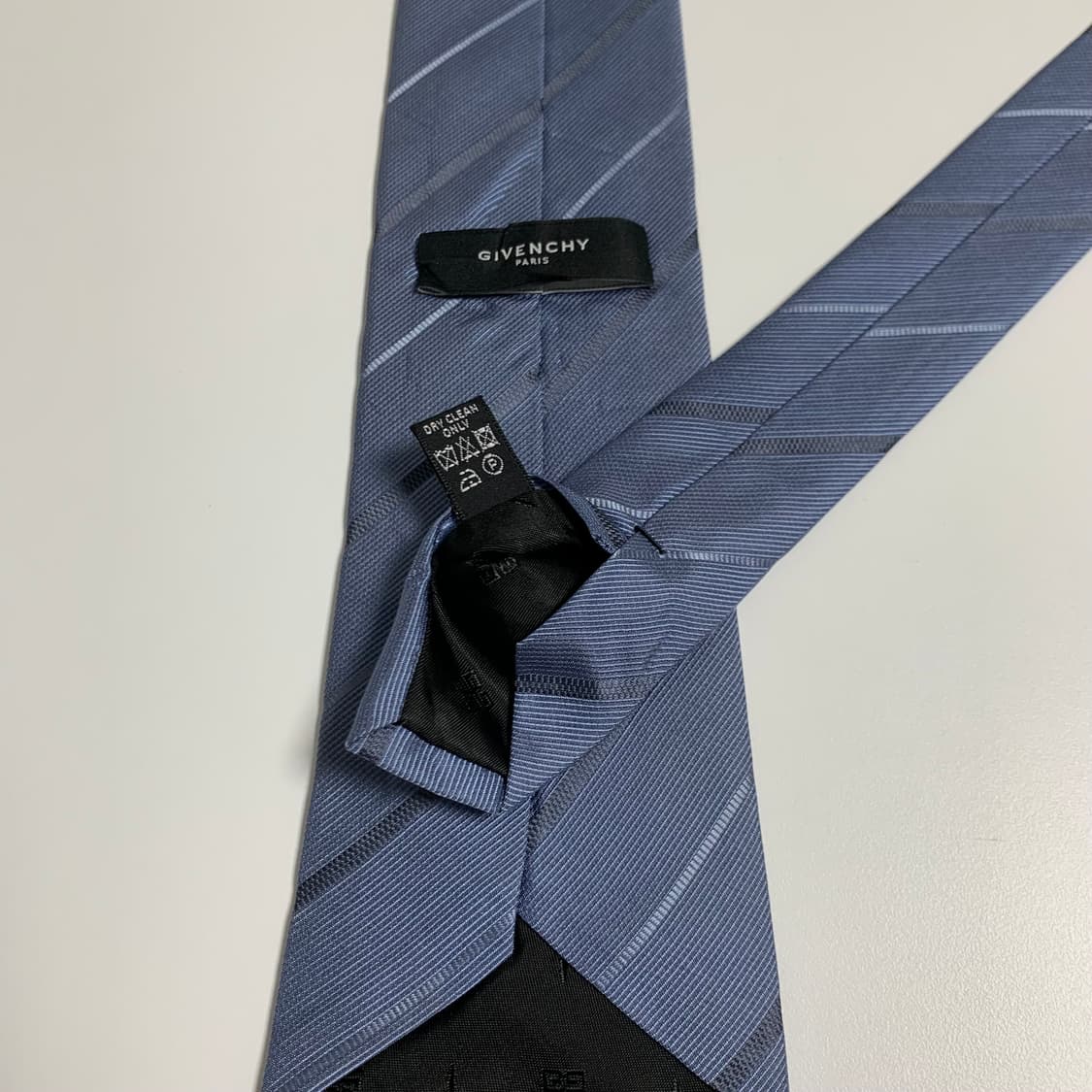 지방시(GIVENCHY) 신형라벨 스트라이프 명품넥타이 B+등급 상품이미지7