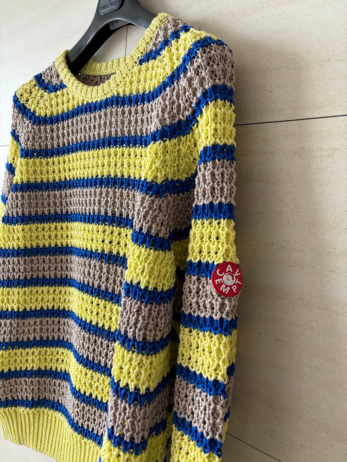 카브엠트 STRIPE LOOSE WAFFLE KNIT #2 상품이미지3