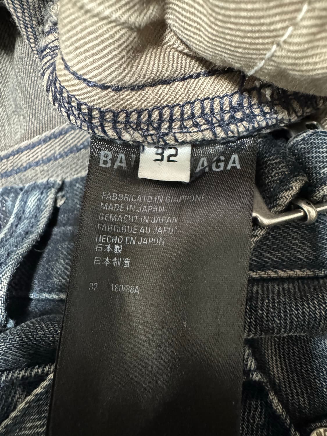 [32]발렌시아가 21AW 재패니즈 카고 데님 인디고 상품이미지6