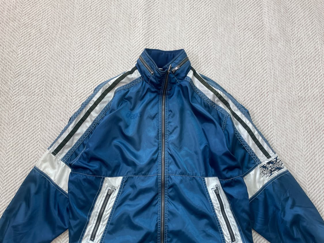 9~00s 아식스 재팬 나일론 메쉬 트랙자켓  J04138 상품이미지3