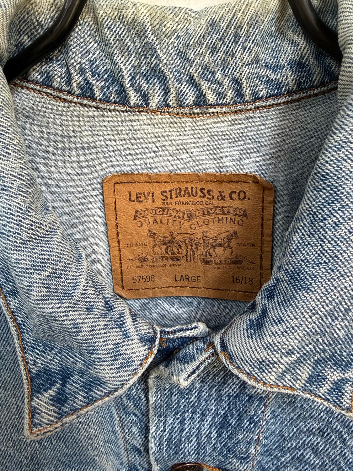 Levis USA 57598 데님 트러커 자켓 L 상품이미지2