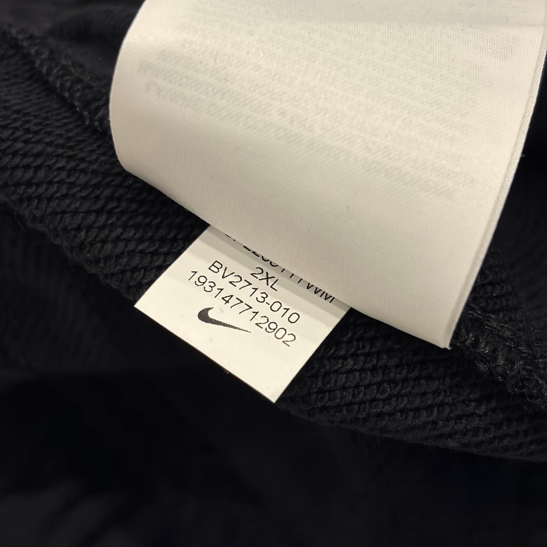 [2XL] 나이키 NSW 프렌치 테리 블랙 트레이닝 바지 C102 상품이미지6