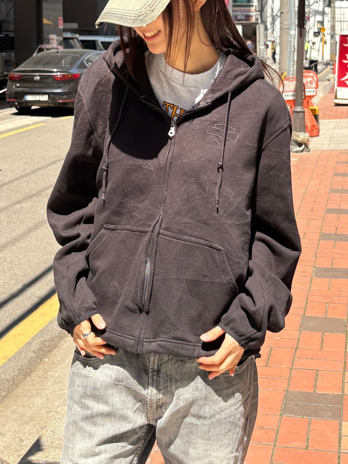 할리데이비슨 후드집업 블랙 상품이미지7