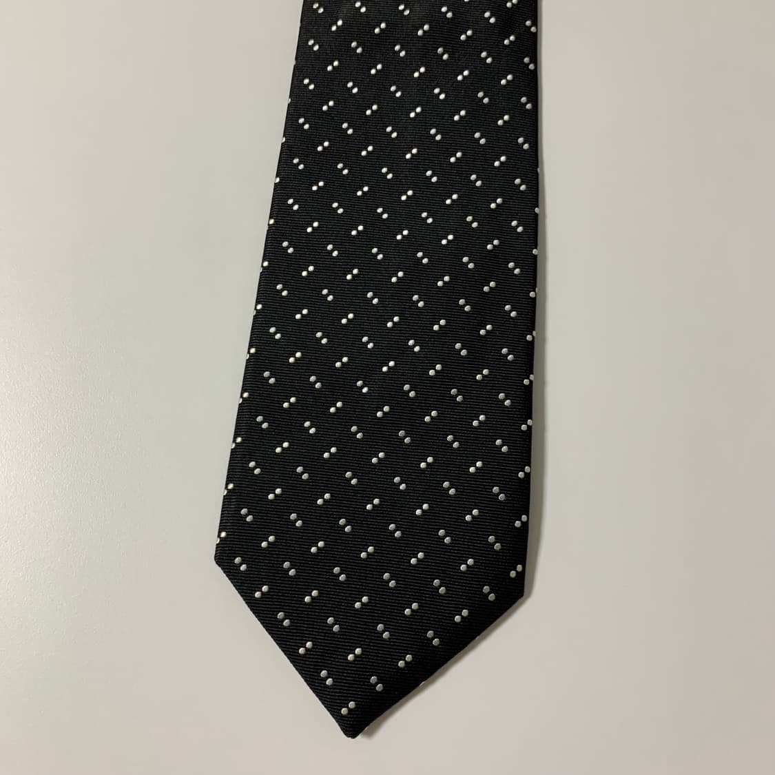 폴스미스(Paul smith) 블랙 도트넥타이 명품 A+등급 9.7cm 상품이미지10