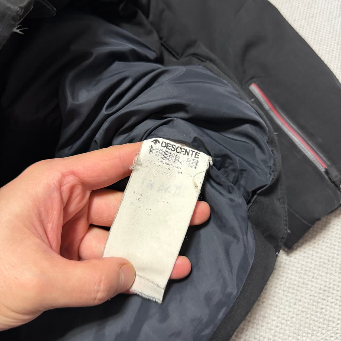 데상트 사이드로고 덕다운 패딩 자켓 상품이미지6