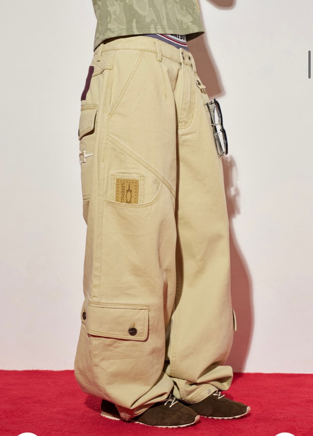 루저스 클럽 카고바지 베이지 M 상품이미지3