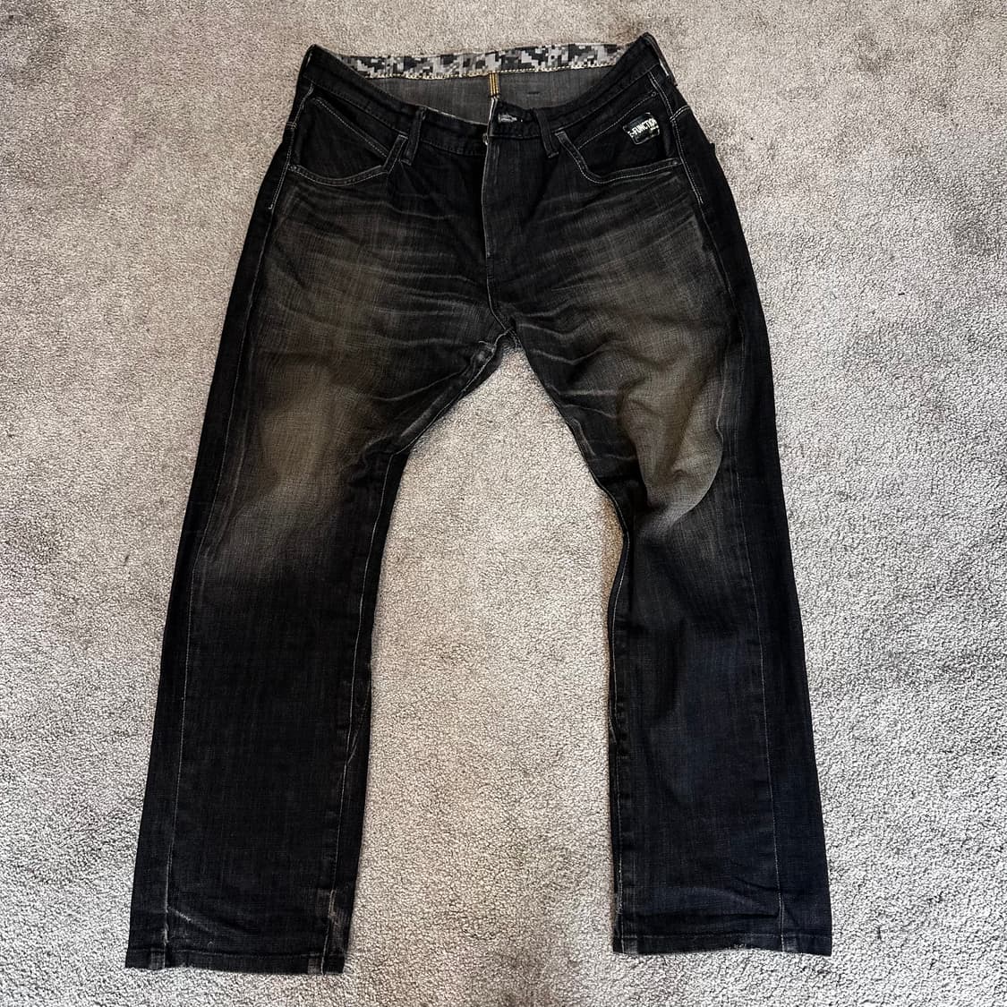 에드윈 이펑션 엔지니어드 흑청 데님 팬츠(33) 상품이미지7