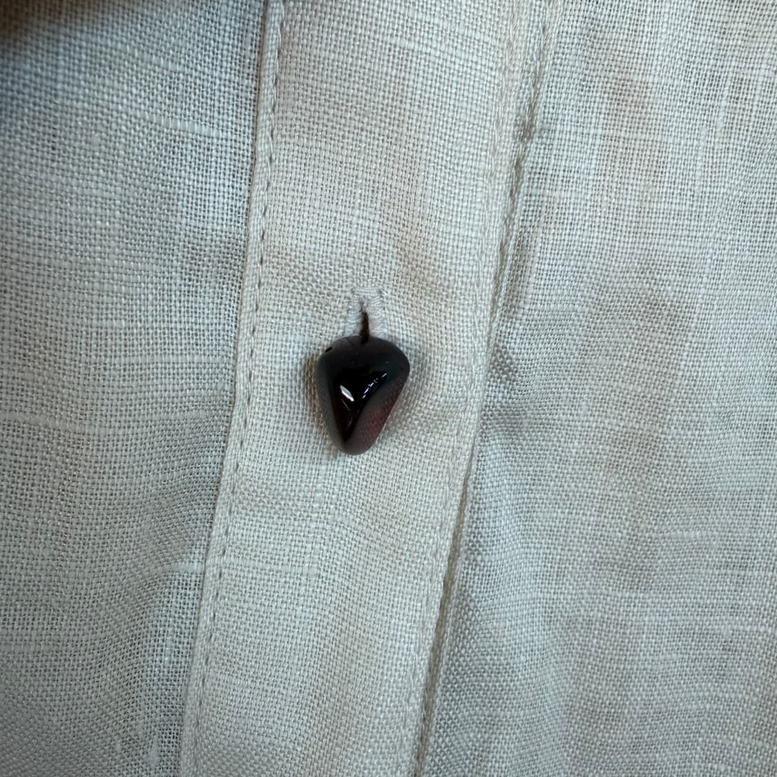 더엣지 아이보리 린넨 남방 자켓 상품이미지3