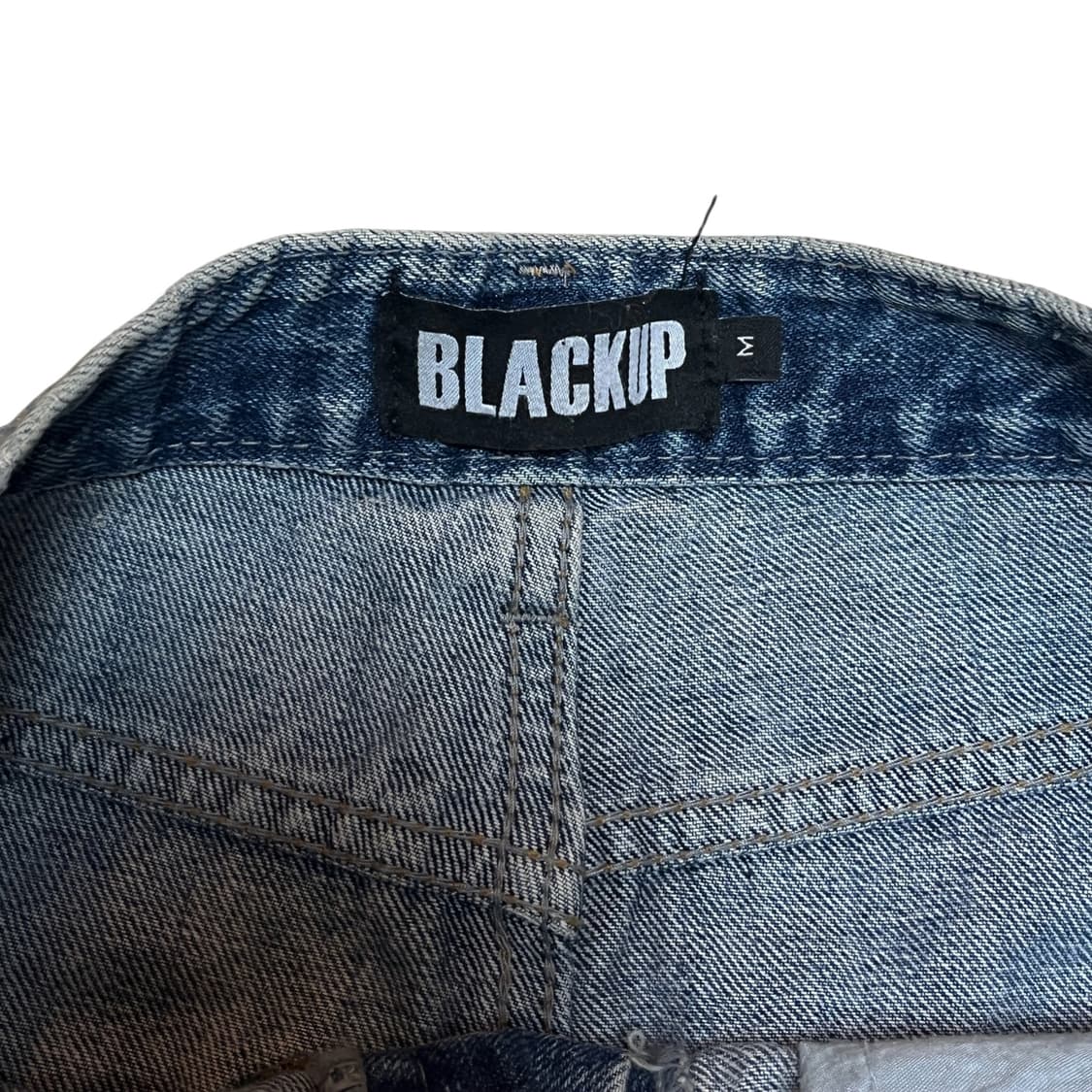 blackup, vintage swim denim midi skirt 상품이미지7