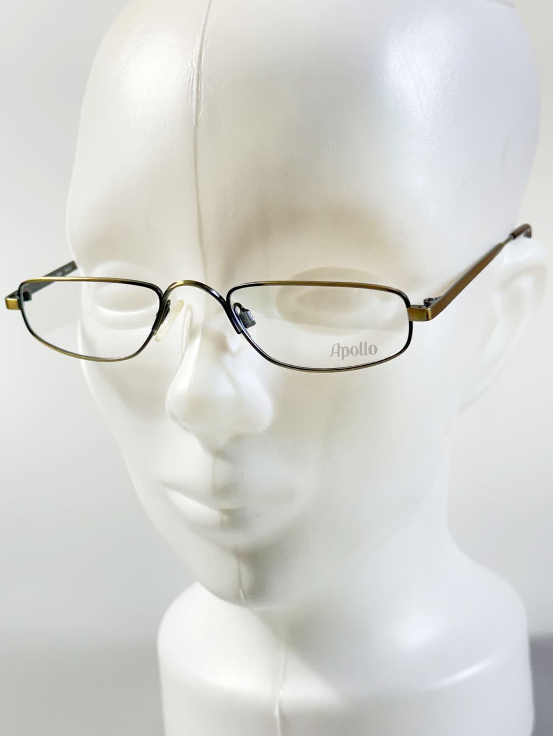 90s APOLLO 슬림 메탈 스퀘어 프레임 빈티지 안경 상품이미지8