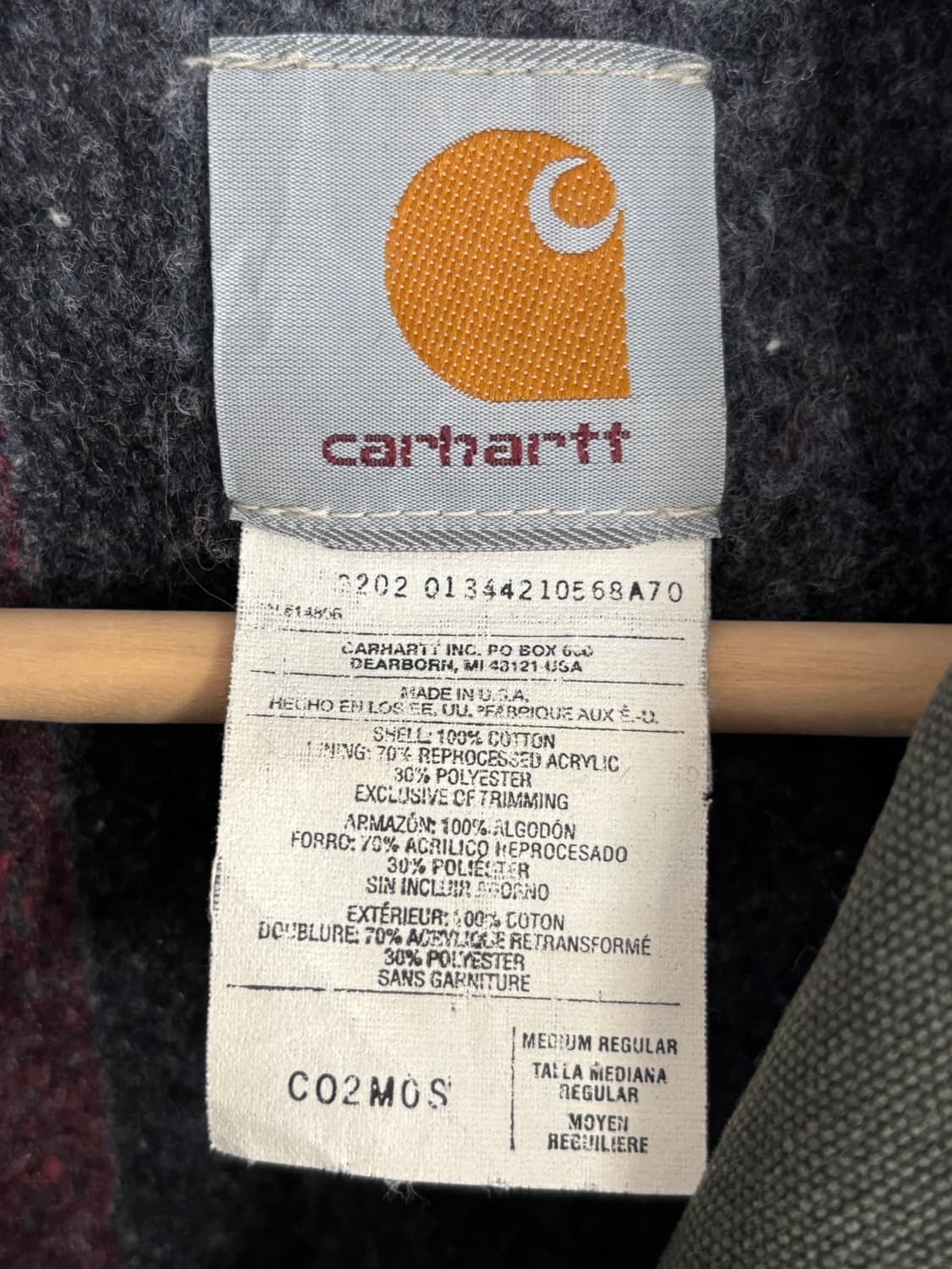Carhartt 칼하트 90s 미시건 초어 워크 자켓  상품이미지7