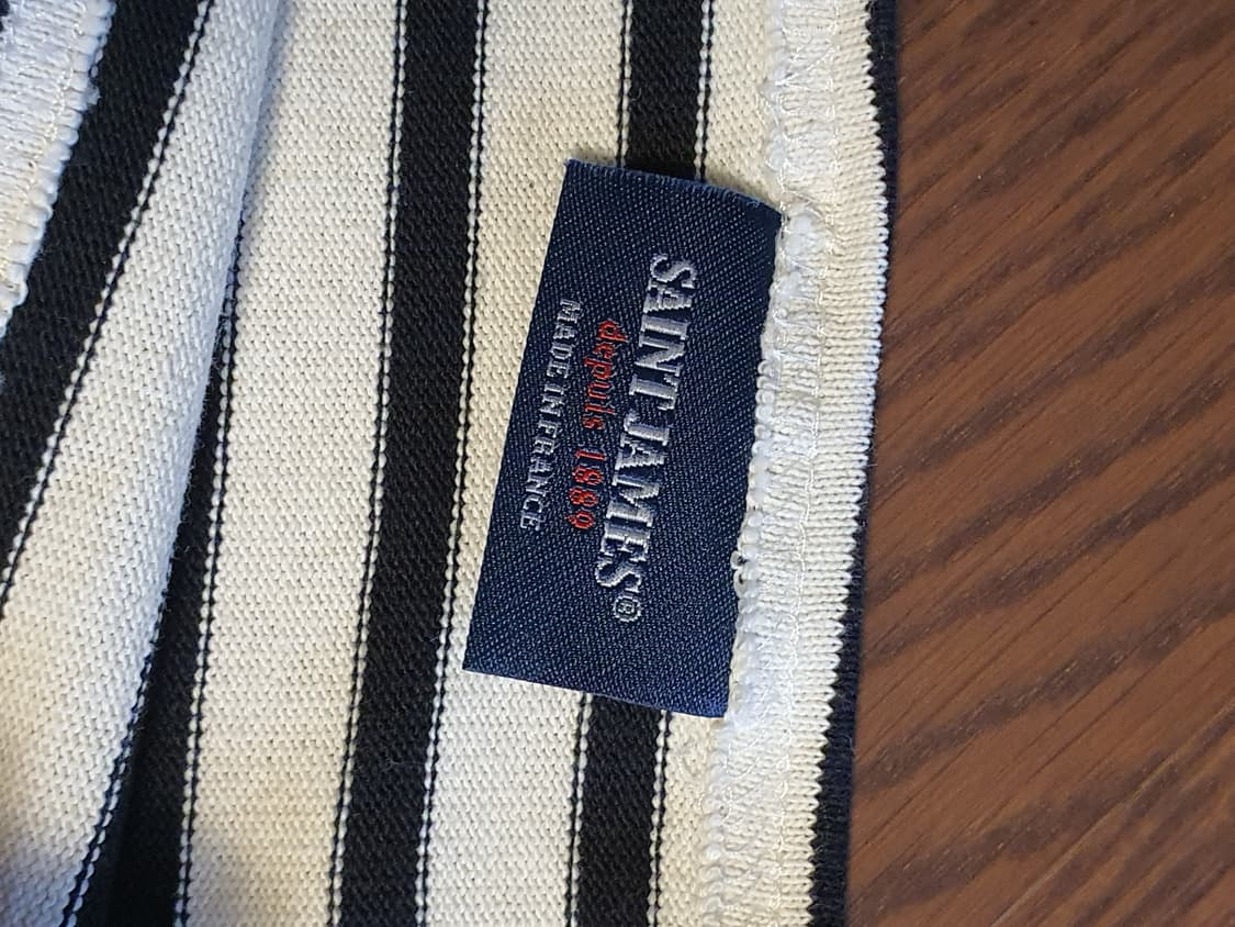 세인트제임스 길도 엘보패치 (흰검 스트라이프 / T5 / 남성 100) 상품이미지3