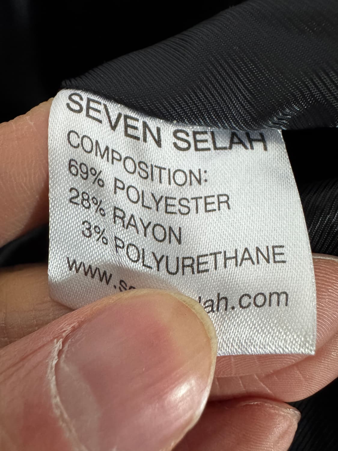 세븐셀라 빅사이즈 미니멀 블랙 자켓 2XL ~ 3XL 상품이미지4