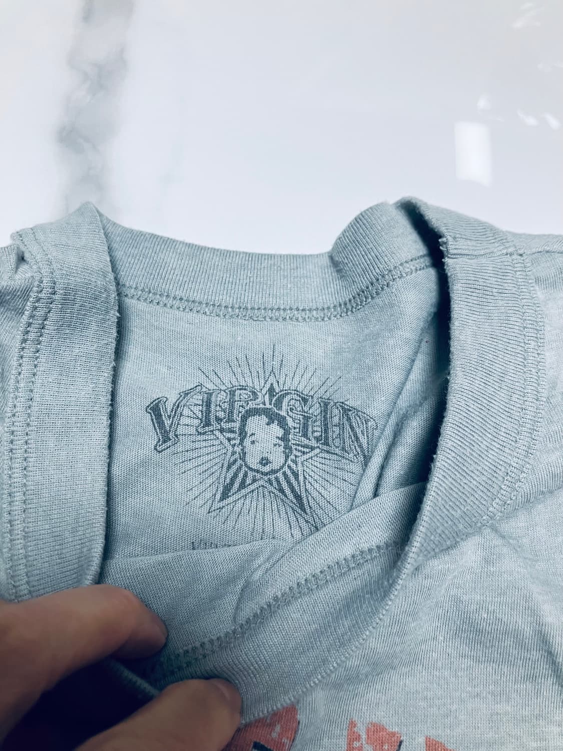 Y2K 2000s 빈티지 프린트 반팔티 상품이미지3