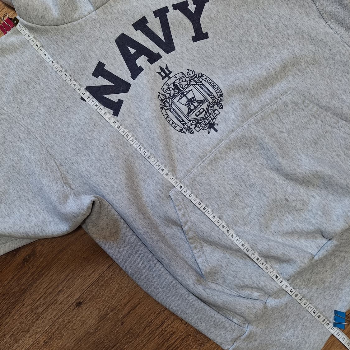 90s 미제 미해군사관학교 navy 리버스위브 후디 상품이미지7