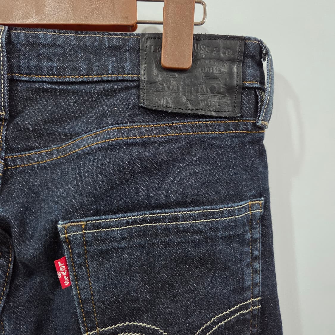 리바이스 511 진청 스판 데님팬츠 32/34 상품이미지4