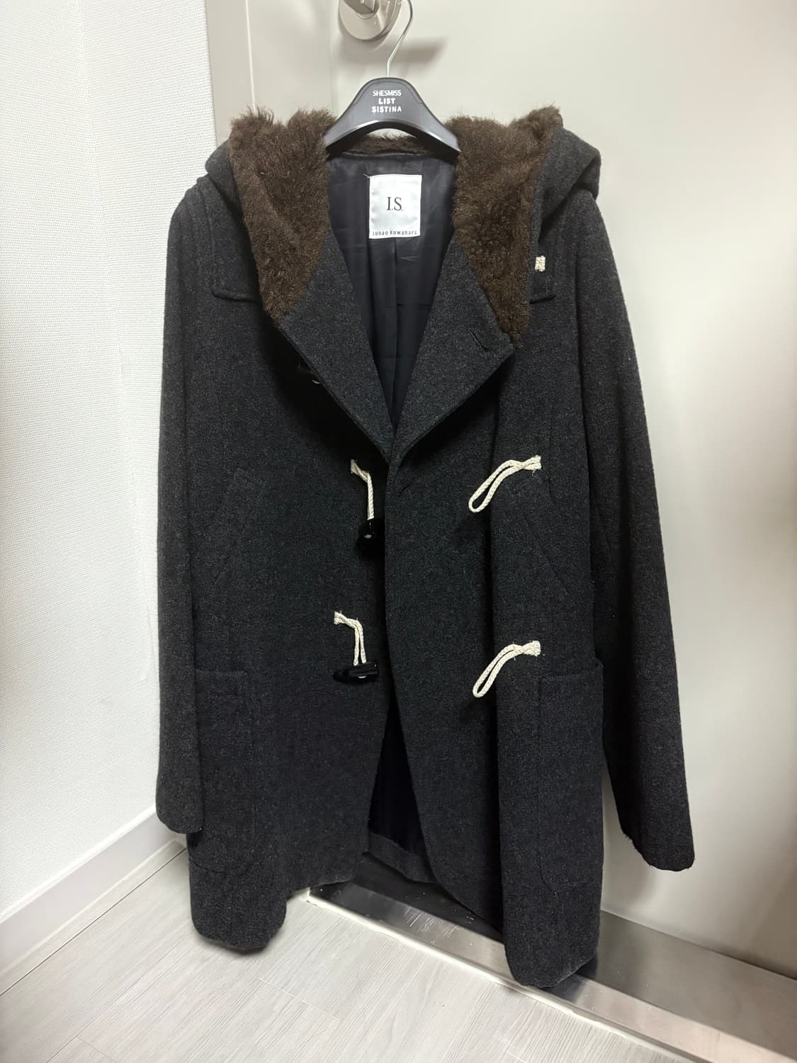 I.S. SUNAO KUWAHARA 수나오쿠와하라 더플 코트 상품이미지5