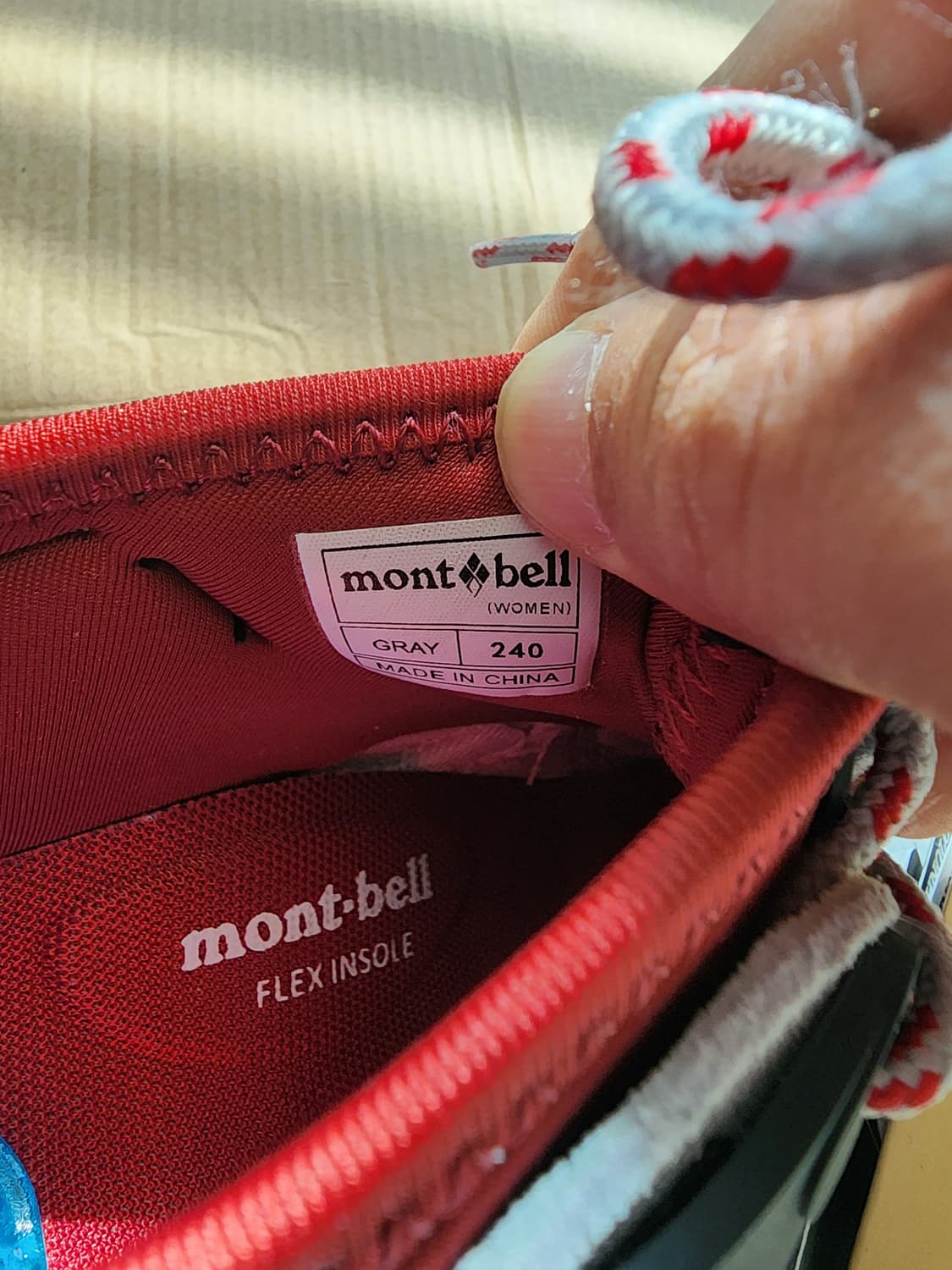 (새상품)몽벨 어반 리버 플렉스 슈즈 240 운동화 트래킹화 스니커즈 상품이미지9