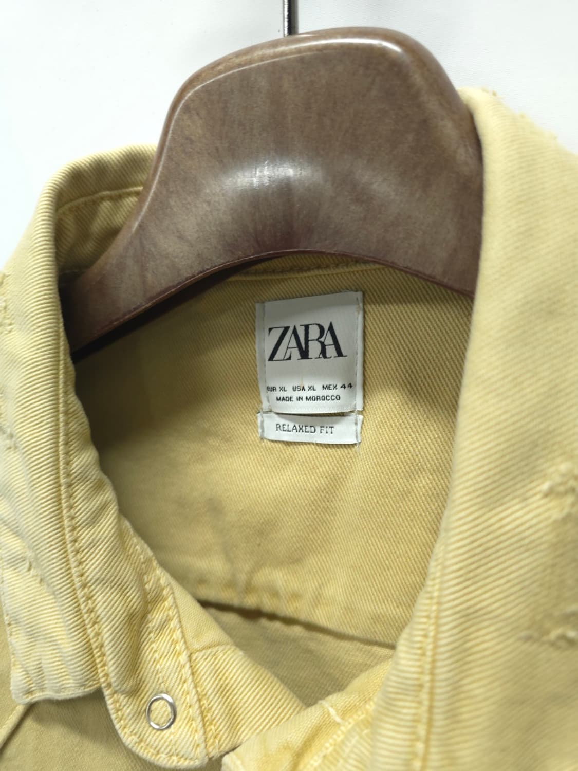 자라(ZARA) 데미지워싱 셔츠자켓 ( XL ) 상품이미지3