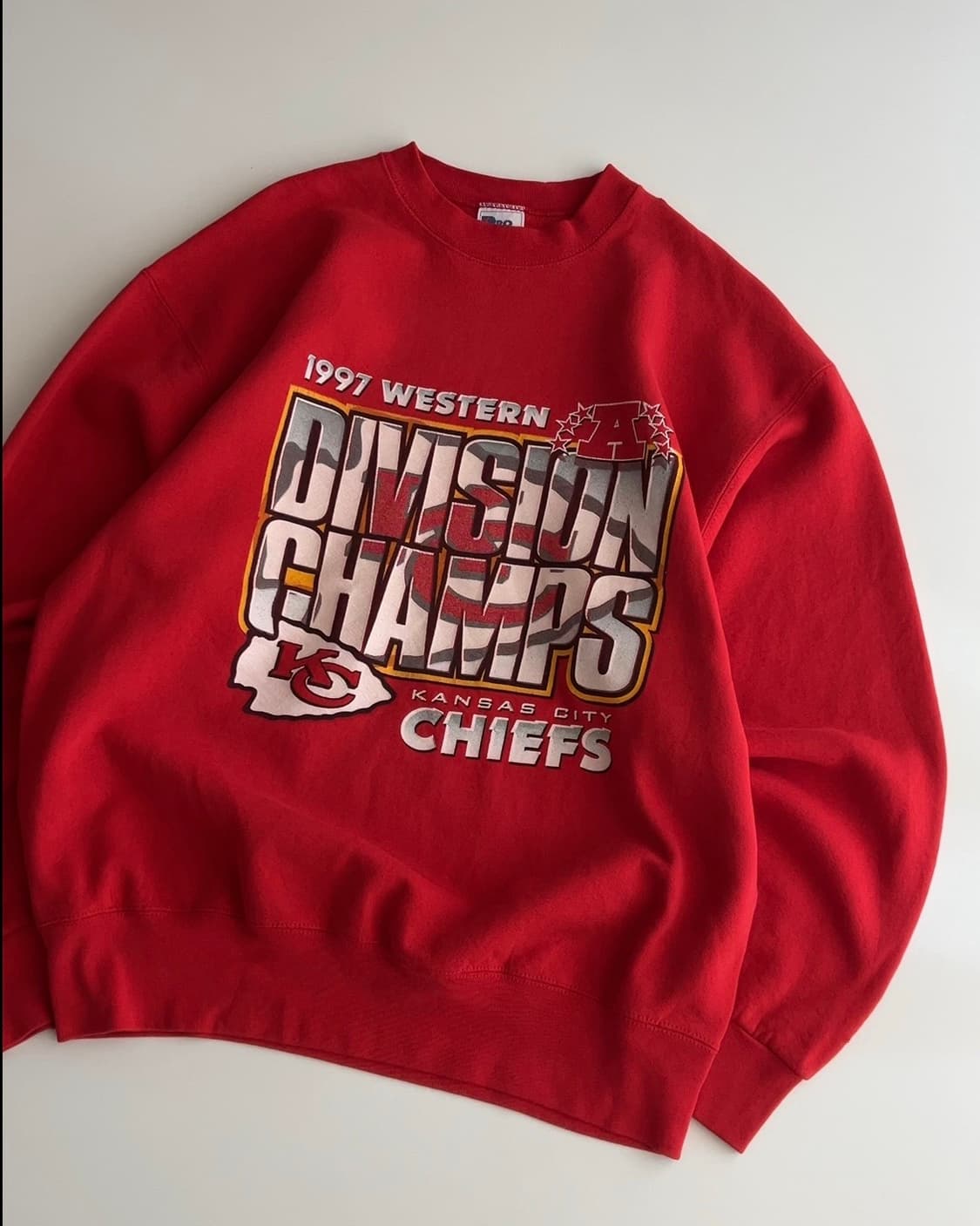 프로 플레이어 1997 웨스턴 디비전 챔피언스 스웻셔츠 XL 상품이미지2